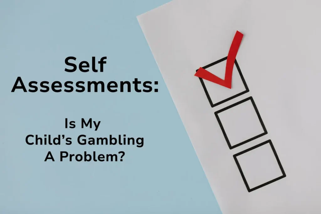 Check box for Self Assessments on Child Problem Gambling-Parents Standing Together